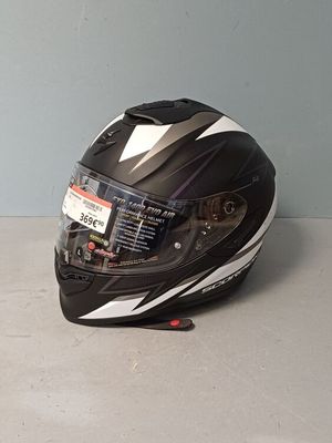 a helmet that is sitting on a table