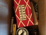 a box that has some items inside of it