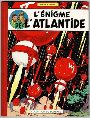 On voit ici la couverture du livre *L'énigme de l'Atlanticide*