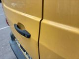 a close up of a car door handle on the side of the car
