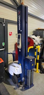 a picture of a fork lift in a garage