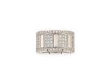 a white gold and diamond ring
