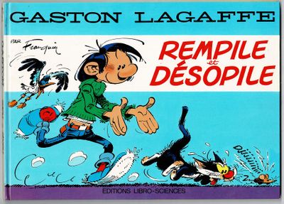 la couverture d'un livre sur laquelle figure l'image d'un garçon poursuivant un chat