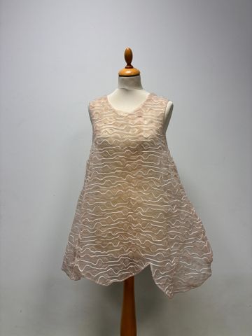 Sonia RYKIEL - Robe transparente effet bouffant. Taille : 38 à vu...