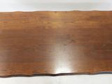 an image of a wooden table with a white background