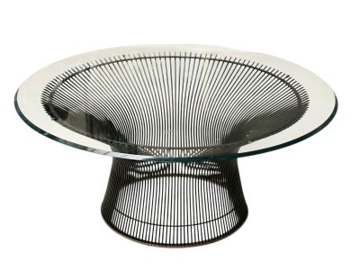 Warren PLATNER (1919-2006) & édition KNOLL Table basse ronde… - Photo 1