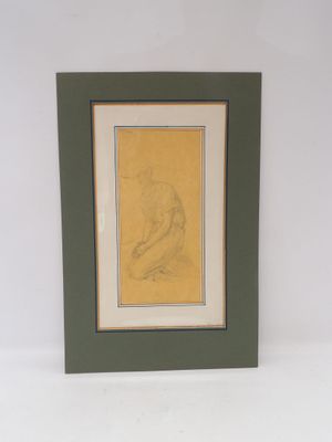 l'image d'un dessin représentant une femme assise sur une chaise