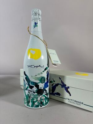 1 btlle Champagne, Taittinger Collection, 1998, Zao Wou Ki.