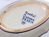 a close up of a plate with writing on it