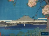 a picture of a painting of a boat in the water