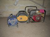 several different types of generators are lined up in a room