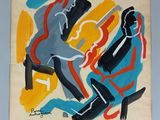 une image représentant un tableau dans lequel figure une femme assise sur une chaise