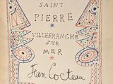 an old book with a picture of an eye on it