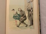 an open book with a picture of a man and a woman on it