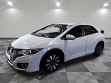 a picture of a white honda civic car on a checkered floor