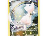 a close up of a pokemon card with a unicorn on it