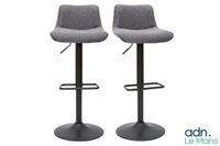Lot de 2 tabourets de bar MILIBOO 52527 - TVA Récupérable - …