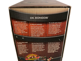 a cardboard box that has a bunch of items inside of it
