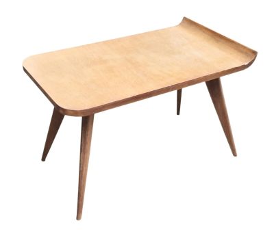 an image of a wooden table with legs and a wooden top