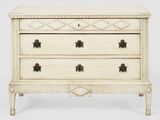 une photo d'une commode blanche
