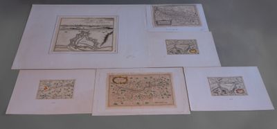 PICARDIE Collection de cinq petites cartes et d'un plan de l… - Photo 1