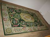 a large rug on the floor in a room