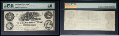 deux images différentes d'un billet de banque sur lequel figure le portrait d'un homme