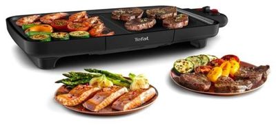 une image représentant un barbecue et des assiettes de plats sur fond blanc