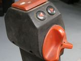 an image of a parking meter in a garage