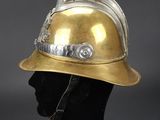 a close up of a helmet on a mannequin head