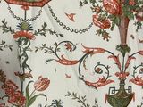 a close up of a wallpaper with a vase of flowers
