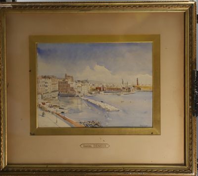 une image d'une photo d'un tableau représentant une ville