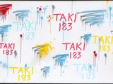 a picture of a painting with words written on it