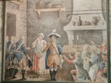 une image d'un tableau sur le mur d'un bâtiment