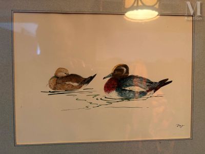 Lot de gravures diverses Thème cynégétique