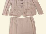 a picture of a women ' s skirt suit and jacket