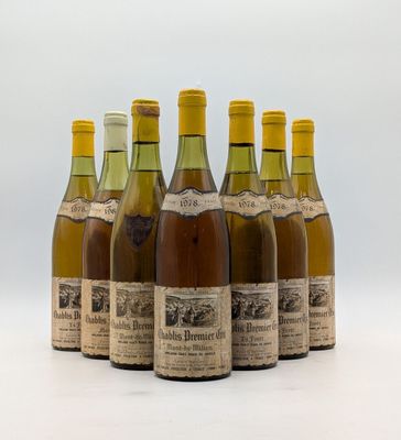 six bouteilles de vin sont alignées sur une surface blanche