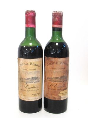 2 Blles CH. BERGAT St Emilion GCC 1959 - Photo 1