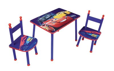 Ensemble table et chaises pour enfants « Disney Cars »