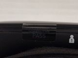 a small sticker on the back of a laptop