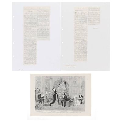 une photo en noir et blanc de deux pages d'un livre
