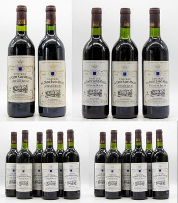 plusieurs bouteilles de vin sont alignées sur une surface blanche