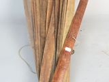 a bunch of sticks of wood on a table