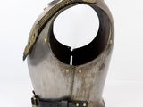 an image of a close up of a helmet on a white background
