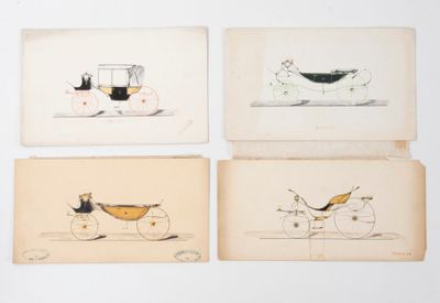 Baptiste THOMAS & Associés Quatre études d'une voiture légèr…