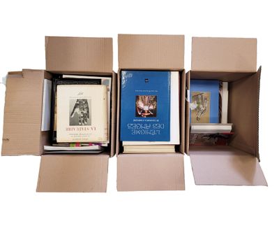 LOT DE LIVRES d'art, notamment La peinture de la Renaissance…