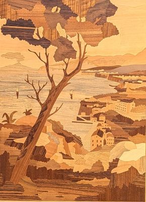 une image d'une image d'une peinture sur un mur
