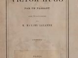 the front cover of a book with a black and white image of the title
