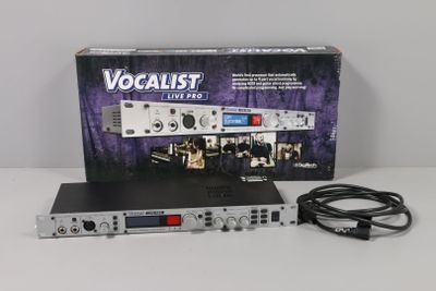 the box is open and ready to be used as a vocalist mixer