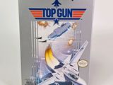 the box for the game top gun is sitting on a white surface